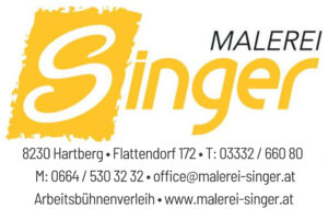 Logo Malerei Singer